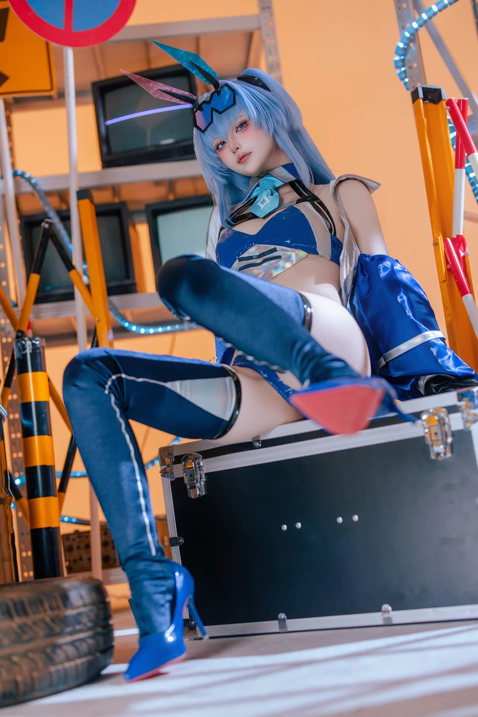 屿鱼 - No.082 碧蓝航线 花园赛车服 [82P-792MB] tg@simisebaisi 【丝足阁】023.webp